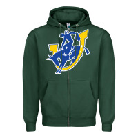 Sports Green southern arkansas magnolia Zipper Hoodie - linhVisuals