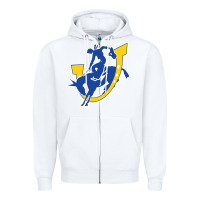 White southern arkansas magnolia Zipper Hoodie - linhVisuals