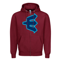 Burgundy everett aquasox Zipper Hoodie - linhVisuals