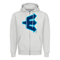 Dove Grey everett aquasox Zipper Hoodie - linhVisuals