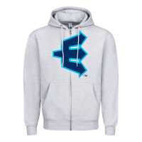 Heather Grey everett aquasox Zipper Hoodie - linhVisuals