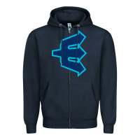 Navy everett aquasox Zipper Hoodie - linhVisuals