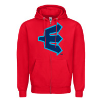 Red everett aquasox Zipper Hoodie - linhVisuals