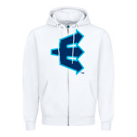 White everett aquasox Zipper Hoodie - linhVisuals