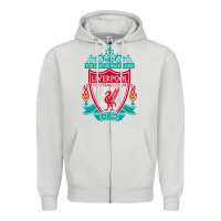 Dove Grey new you'll never walk alone liverpool Zipper Hoodie - linhVisuals