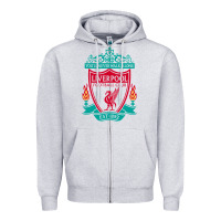 Heather Grey new you'll never walk alone liverpool Zipper Hoodie - linhVisuals