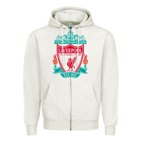 Oatmeal Heather new you'll never walk alone liverpool Zipper Hoodie - linhVisuals