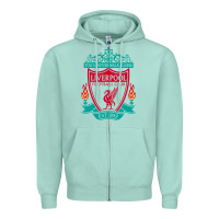 Seafoam new you'll never walk alone liverpool Zipper Hoodie - linhVisuals