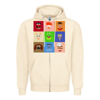 Sandshell Muppets and Friends Zipper Hoodie - linhVisuals