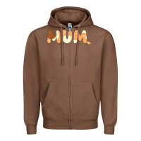 Chestnut Bluey Mum Zipper Hoodie - linhVisuals