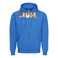 True Royal Bluey Mum Zipper Hoodie - linhVisuals