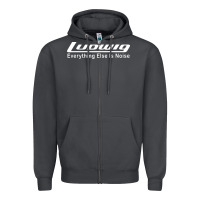 Smoke ludwig percussion Zipper Hoodie - linhVisuals