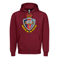 Burgundy australian defence force academy coat of arms Zipper Hoodie - linhVisuals