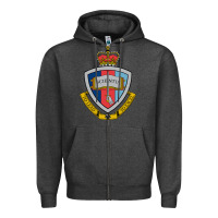 Charcoal Heather australian defence force academy coat of arms Zipper Hoodie - linhVisuals