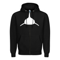 Black newandy casagrande Zipper Hoodie - linhVisuals