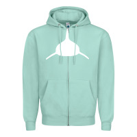 Seafoam newandy casagrande Zipper Hoodie - linhVisuals