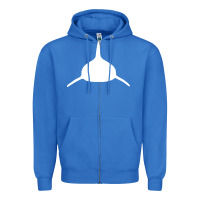 True Royal newandy casagrande Zipper Hoodie - linhVisuals