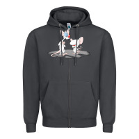 Smoke newanimaniacs pinky and the brain Zipper Hoodie - linhVisuals