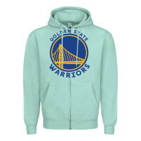 Seafoam golden state basketball Zipper Hoodie - linhVisuals