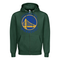 Sports Green golden state basketball Zipper Hoodie - linhVisuals