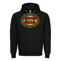 Black Daria Sick.Sad World Zipper Hoodie - linhVisuals