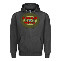 Charcoal Heather Daria Sick.Sad World Zipper Hoodie - linhVisuals