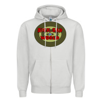 Dove Grey Daria Sick.Sad World Zipper Hoodie - linhVisuals