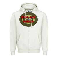Oatmeal Heather Daria Sick.Sad World Zipper Hoodie - linhVisuals