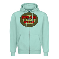 Seafoam Daria Sick.Sad World Zipper Hoodie - linhVisuals