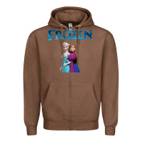 Chestnut newanna and elsa frozen Zipper Hoodie - linhVisuals