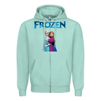 Seafoam newanna and elsa frozen Zipper Hoodie - linhVisuals