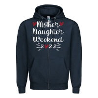 Navy mother daughter weekend 2022 girls trip family vacation t shirt Zipper Hoodie - linhVisuals