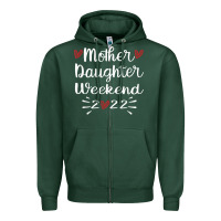 Sports Green mother daughter weekend 2022 girls trip family vacation t shirt Zipper Hoodie - linhVisuals