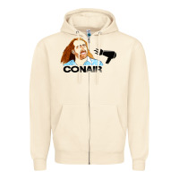 Sandshell nicolas cage conair Zipper Hoodie - linhVisuals