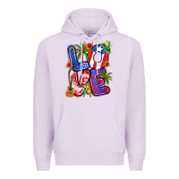 Lilac puerto rico love Premium Hoodie - Artiststas