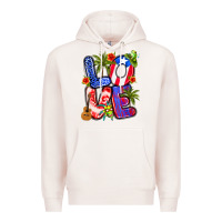 Pale Pink puerto rico love Premium Hoodie - Artiststas