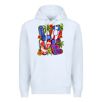 White puerto rico love Premium Hoodie - Artiststas