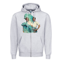 Heather Grey reprise (sisters)   white christmas Zipper Hoodie - linhVisuals