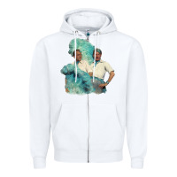 White reprise (sisters)   white christmas Zipper Hoodie - linhVisuals
