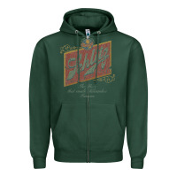 Sports Green schlitz beer Zipper Hoodie - linhVisuals