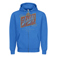 True Royal schlitz beer Zipper Hoodie - linhVisuals