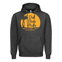 Charcoal Heather seinfeld del boca retirement community Zipper Hoodie - linhVisuals