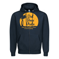 Navy seinfeld del boca retirement community Zipper Hoodie - linhVisuals