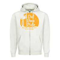 Oatmeal Heather seinfeld del boca retirement community Zipper Hoodie - linhVisuals