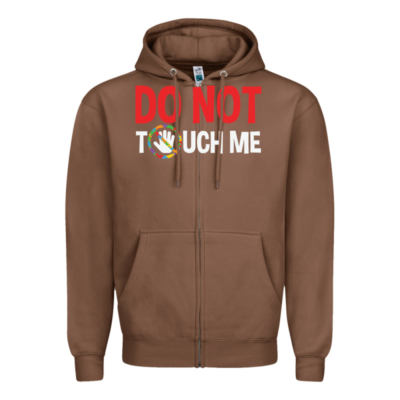 Do Not Touch Me Autism Kid Zipper Hoodie by linhVisuals | Teevron