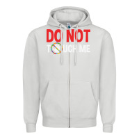 Dove Grey do not touch me autism kid Zipper Hoodie - linhVisuals
