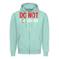 Seafoam do not touch me autism kid Zipper Hoodie - linhVisuals