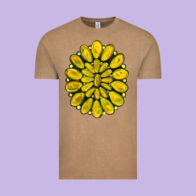 Yellow  Gemstone Jewelny Vintage Tee Designed By Ranaportraitstore