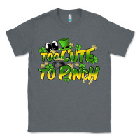 Charcoal Heather Too cute to pinch St. Patrick's Day Classic Tee - HowdyJamesFarm