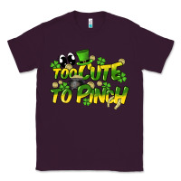 Plum Too cute to pinch St. Patrick's Day Classic Tee - HowdyJamesFarm